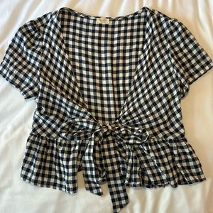 BRANDY MELVILLE JOHN GALT PLAID SHIRT